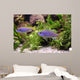 Blue Perch Wall Mural