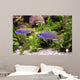 Blue Perch Wall Mural