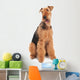 Airedale Terrier dog isolated Wall Decal