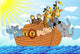 Noah ark Wall Mural