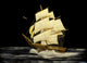 Sailboat from Wool Yarn