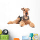 Airedale Terrier dog isolated Wall Decal