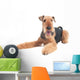 Airedale Terrier dog isolated Wall Decal