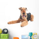Airedale Terrier dog isolated Wall Decal