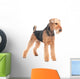 Airedale Terrier dog isolated Wall Decal
