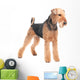 Airedale Terrier dog isolated Wall Decal