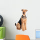 Airedale Terrier dog isolated Wall Decal