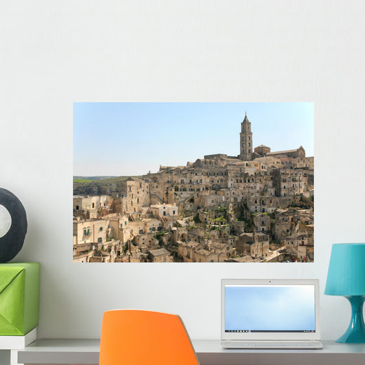 city ​​of Matera - italy Wall Mural