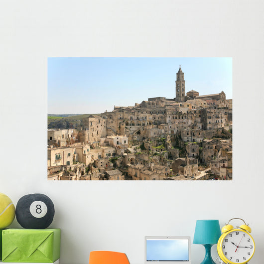 city ​​of Matera - italy Wall Mural