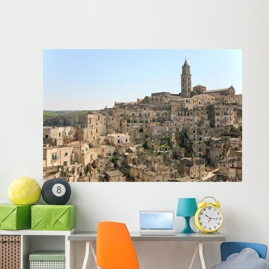 city ​​of Matera - italy Wall Mural