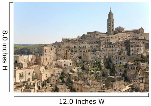 city ​​of Matera - italy Wall Mural