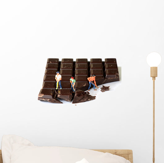 chantier chocolat 3 Wall Decal
