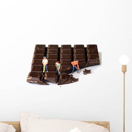 chantier chocolat 3 Wall Decal