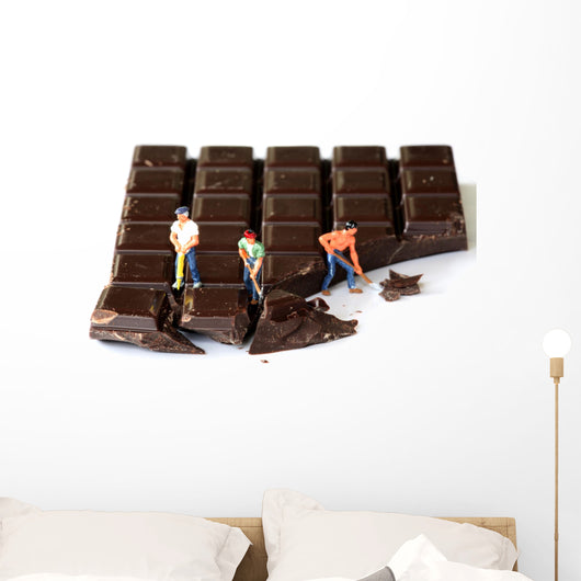 chantier chocolat 3 Wall Decal