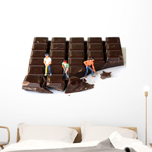 chantier chocolat 3 Wall Decal
