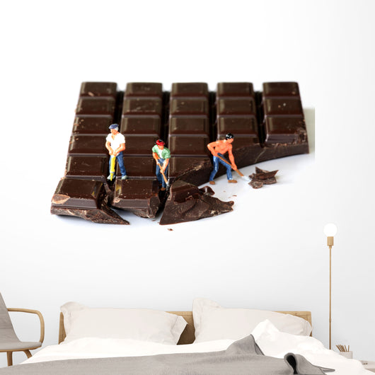 chantier chocolat 3 Wall Decal
