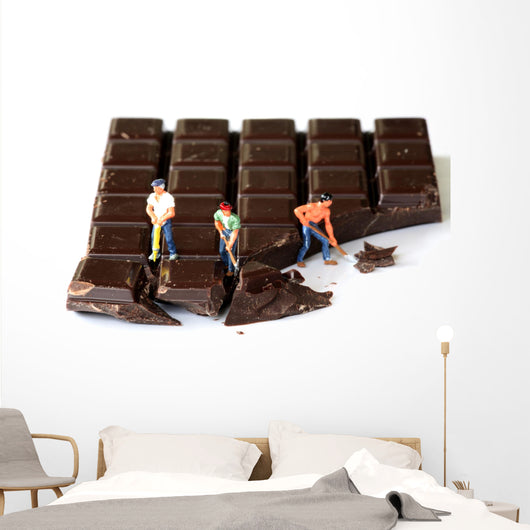 chantier chocolat 3 Wall Decal