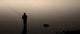 Fischer im Sonnenuntergang Wall Decal