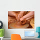 Hands and Pottery Wall Mural