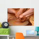 Hands and Pottery Wall Mural