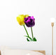 Two Lovely Tulips Wall Decal
