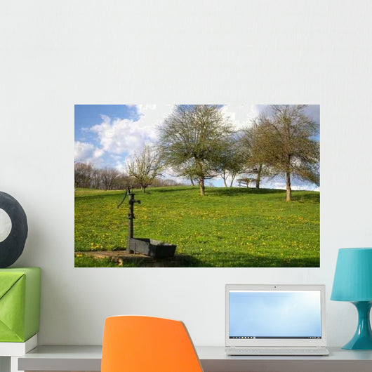 Water Pump Wall Decal Design 2