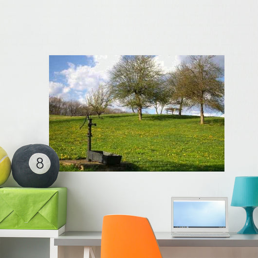 Water Pump Wall Decal Design 2