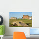 The famous Swilcan bridge on St Andrews Old Course Wall Mural