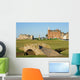 The famous Swilcan bridge on St Andrews Old Course Wall Mural