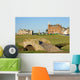 The famous Swilcan bridge on St Andrews Old Course Wall Mural