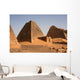 group of pyramids at meroe sudan Wall Mural