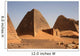 group of pyramids at meroe sudan Wall Mural