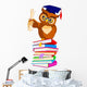 Wise Owl with Graduation
