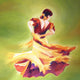 Flamenco Dancer Wall Mural