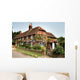 English Village House Wall Mural