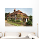 English Village House Wall Mural