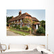 English Village House Wall Mural