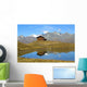Wanderer Am Bergsee Wall Decal
