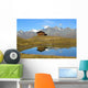 Wanderer Am Bergsee Wall Decal