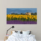 Lavender and sunflower setting in Provence, France Wall Mural