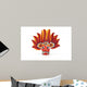 Wooden Mask From Sri Lanka Wall Decal