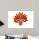 Wooden Mask From Sri Lanka Wall Decal