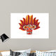 Wooden Mask From Sri Lanka Wall Decal