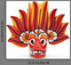 Wooden Mask From Sri Lanka Wall Decal