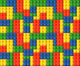 Colorful Interlocking Building Blocks Wall Decal - Creative and Educational Wall Art for Kids' Rooms, Playrooms - Available in Multiple Sizes