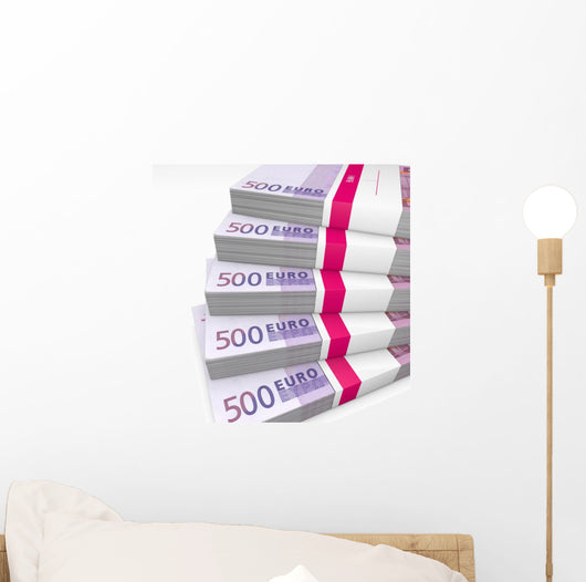 Pile 500 Euro Cash