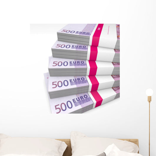 Pile 500 Euro Cash