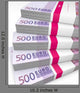Pile 500 Euro Cash
