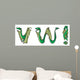 Dragons Alphabet Letters Wall Stickers