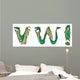 Dragons Alphabet Letters Wall Stickers